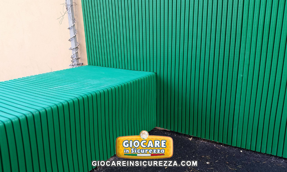 Protezioni gomma di sedute per bambini nella scuola