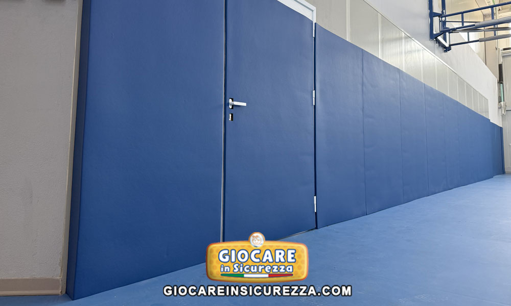 Protezioni murali per palestra scolastica